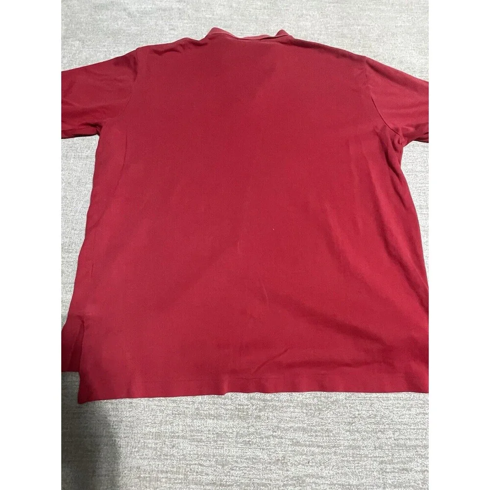 Polo By Ralph Lauren Polo Shirt Men’s Xtra Large Red Solid Collard Cotton